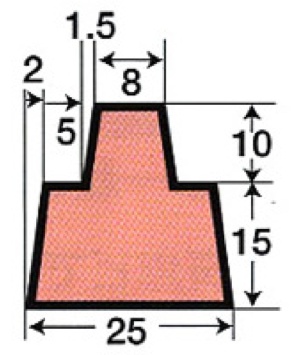 2段目地棒（発泡面木）